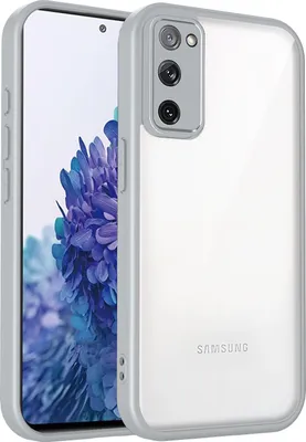 Produktbild von Hülle für Samsung Galaxy S20 FE/S20 FE 5G/S20 FE 2022 Transparente Rückseite TPU Bumper Stoßfest Handyhülle Grau