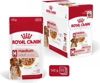 Zdjęcie produktu dla Royal Canin Medium Adult, Dorosły, Średnie (11 - 25 kg), Mięso, 140 g