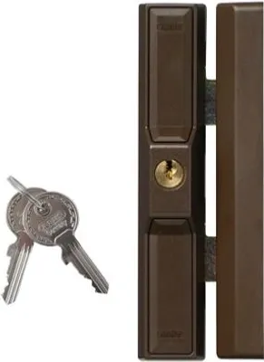 Image de Abus DF88 B Verrouillage pour fenêtre de toit à clé brun