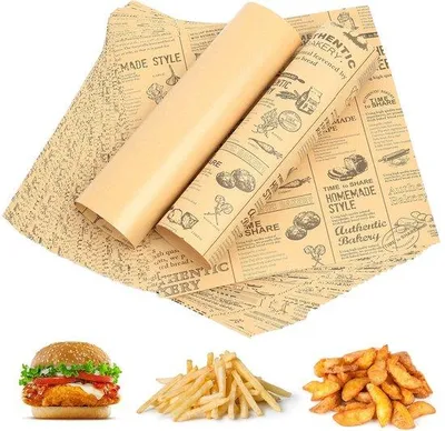 Obrázok produktu pre Papier na sendviče, 25 x 25 cm, hnedý, na balenie jedla