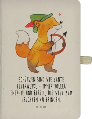 Produktbild von Mr. & Mrs. Panda Reisetagebuch Schütze Astrologie - Transparent - Geschenk, notizbuch, Journal, Geburtstagsgeschenk, Tierkreiszeichen, Notizheft, Skizzenbuch, Tagebuch