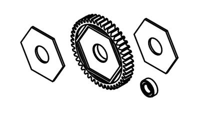 Produktbild von Amewi 021-17223019, Hauptantriebszahnrad
