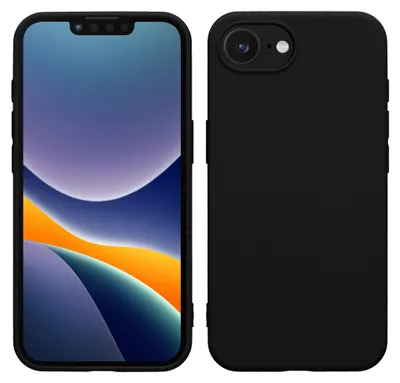 Produktbild von kwmobile Handyhülle für Apple iPhone 17e / iPhone 16e Hülle - TPU Case - Kabelloses Laden - Schutzhülle Cover in Schwarz matt