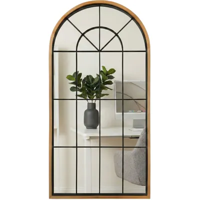 Obrázek produktu pro Velké dekorativní nástěnné zrcadlo ARCUS, 110 x 56 cm