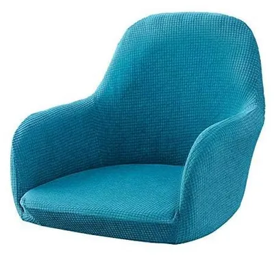 Stretch-Stuhlhülle, dunkelgrün, Polyester, waschbar, 1 Stück