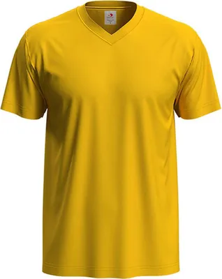 Immagine prodotto di Stedman ST2300 | Maglietta uomo classica con scollo a V - Colore: Giallo girasole - Taglia: XXL