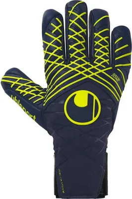 Image de Uhlsport Prediction Absolutgrip Hn - marine/blanc/jaune fluo, Taille:8