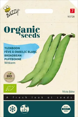 Produktbild von Puffbohne Witkiem (50 g) | Puffbohnensamen von Buzzy Seeds