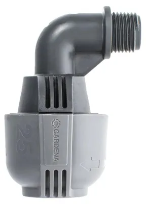 Produktbild von Gardena L-Stück 25 mm x 1/2-Außengewinde, 1 Stück(e)