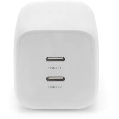 Obrázok produktu pre Nabíjačka DIGITUS USB-C, 2-portová, 65W GaN
