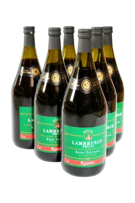 Produktbild von Dolce Lambrusco Emilia Riunite Perlwein 7% süß rot Italien 6 x 1,5 l Cantine