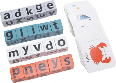 Produktbild von Holz-Alphabet-Blöcke, interaktives pädagogisches Frühlern-ABC-Buchstabenspielzeug für Kleinkinder