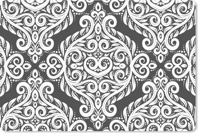 Produktbild von MuchoWow® Schreibtischunterlage Muster - Abstrakt - Weiß 60x40 cm - XXL Mauspad - Großes Mauspad