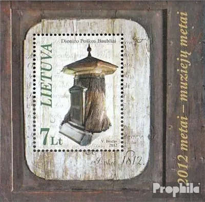 Produktbild von Briefmarken Litauen 2012 Mi Block45 (kompl.Ausg.) postfrisch Museen
