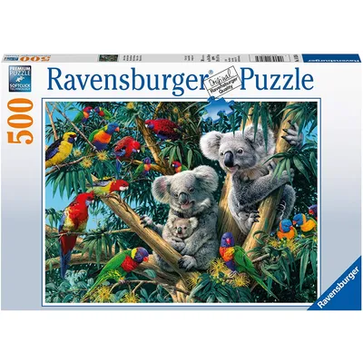 Zdjęcie produktu dla Ravensburger Puzzle 500T. Koale na drzewie