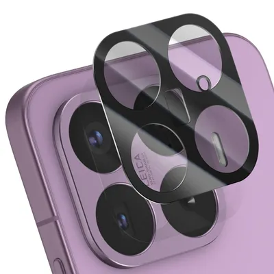 Obrázok produktu pre Avizar, ochranné sklo na fotoaparát pre Xiaomi 17T Pro, tvrdené sklo, odolné proti poškriabaniu, čierna / priehľadná farba