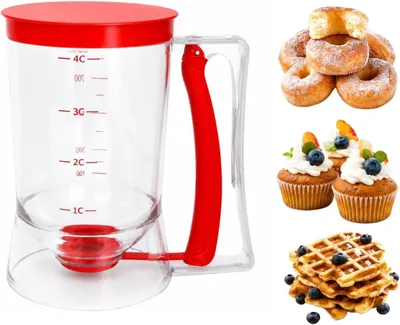 Produktbild von Handliche Teigspender, Portionierer für Pfannkuchen, Kuchen, Waffeln, 1 Stück, für die Küche