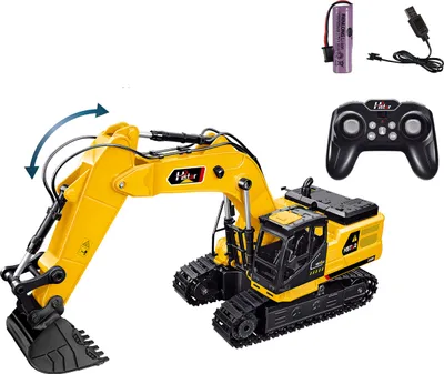 Produktbild von RC Bagger 46cm mit Sound & 360° Drehung