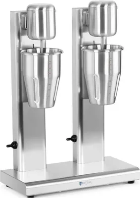 Produktbild von Expondo Royal Catering Milchshaker - doppelt - 2 x 1 L - 15.000 U/min - Edelstahl