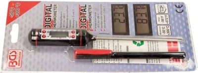 Obrázek produktu pro BGS technic Digital Thermometer with Stainless Steel Sensor Probe, 38 mm, 38 g