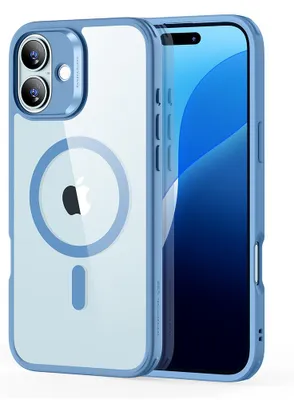Obrázok produktu pre ESR Classic Hybrid HaloLock puzdro pre iPhone 16 – číro‑modré
