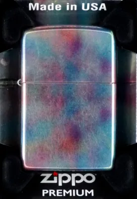 Produktbild von Zippo Benzin-Feuerzeug Chrom Holographic Design 60006439, unbefüllt