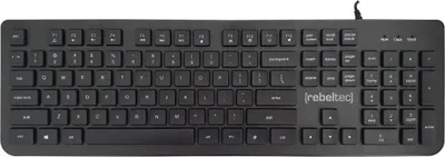 Produktbild von Rebeltec Full size USB multimedia l keyboard SOLIDERO