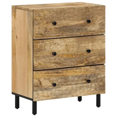 Produktbild von Beistellschrank 60x33x75 cm Massivholz Mango