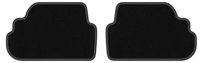 Obrázok produktu pre Zadné velurové koberce pre: BMW 1 E81 2007-2012 (hatchback) – 2 ks, čierne, na mieru – Wielganizator LUX