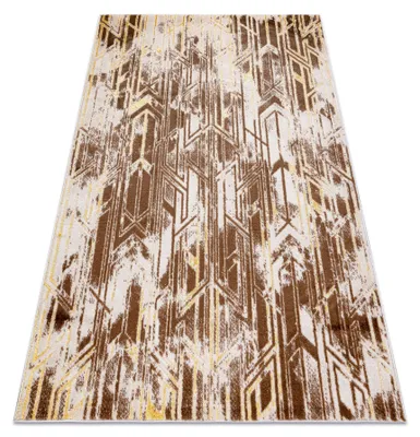 Image de Tapis MEFE moderne B402 Vintage - Structural deux niveaux de molleton beige foncé beige 160x220 cm