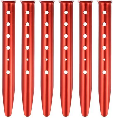 Productafbeelding van Aluminium Tentharingen - 6 Stuks voor Camping en Outdoor