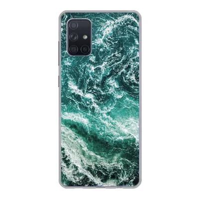 Produktbild von MuchoWow® Handyhülle Schutzhülle Hülle für Samsung Galaxy A51 Marmor - Gemustert - Natursteine Silikon Softcase Handy Hülle - Schutzabdeckung