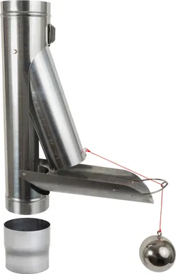 Produktbild von Regenwasserklappe automatisch Zink DN 76 - 120 mit Adapter