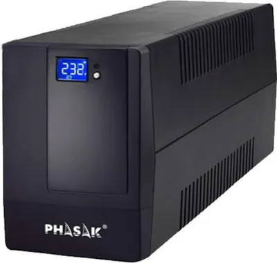 Image de UPS Phasak Basic 600VA-360W Noir