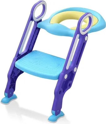 Produktbild von Famanu Toilettentrainer für Kinder mit Treppe – Klappbare und verstellbare Toilettensitz für die Töpfchentraining