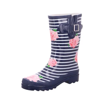 Produktbild von Damen BECK Gummistiefel STRIPES dunkelblau Größe 36 bis 42