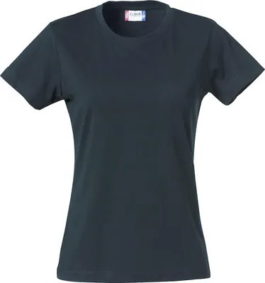 Produktbild von Damen Basic-T T-Shirt, körpernah geschnitten