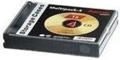 Immagine prodotto di Hama custodia vuota per 4 CD nera (00049415)