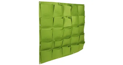 Obrázek produktu pro Merco Wall Grow Bag 25 textilní květináče na zeď zelená balení 1 ks