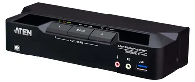 Produktbild von ATEN CS1922A 2-Port USB 3.0 8K DisplayPort KVM Switch