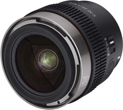 Image de SAMYANG V-AF 20mm T1,9 FE pour Sony E – Objectif vidéo autofocus, Cine Lens 8K, avec switch et bouton personnalisables