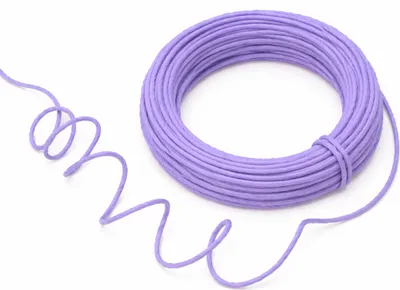 Produktbild von Papierdraht 2 mm 10 m Papierkordel Basteldraht Dekodraht biegsam lavendel