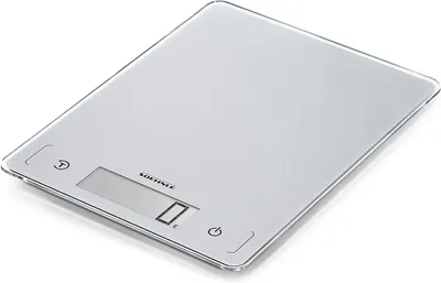 Produktbild von Digitale Küchenwaage bis 10 kg, 1 g Genauigkeit, LCD Display, Tara Funktion, Sensor Touch, Ultraflaches Design, Haushaltswaage