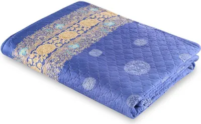 Produktbild von Bassetti Baumwoll-Tagesdecke PALLAVICINO Farbe C1 AZURBLAU Größe 265x255