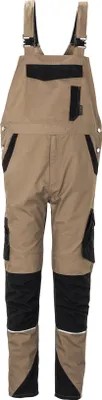 Produktbild von Planam Latzhose Norit Herren Gr. 28 sand/schwarz
