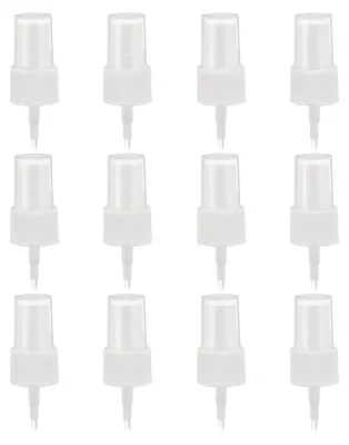 Produktbild von Feinsprühzerstäuber - 12 Stück Ersatz-Sprühköpfe für Flaschen - 20/410 Gewinde - Weiß