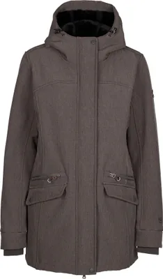 Productafbeelding van Trespass - "Anza" softshell jas voor dames, model TP6679 (maat M), kleur: donkergrijs marl