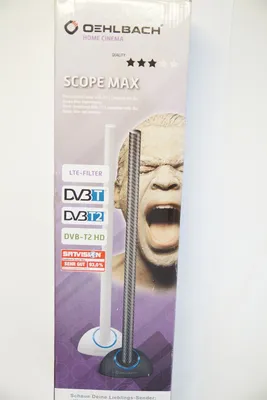 Produktbild von OEHLBACH Scope Max, Weiß, DVB-T, DVB-T2, UHF, VHF, 75 Ohm, 470 - 720 MHz, 174 - 230 MHz