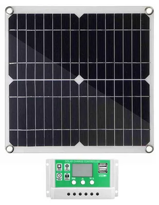 20W Solarmodul-Kit, flexibel, monokristallin, 12V, 40A-Regler