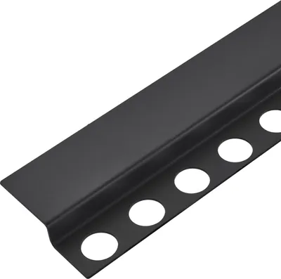 Produktbild von Balneo Gefälleprofil FLOOR STRIPS Edelstahl AISI 304 Vorne 130 cm Schwarz